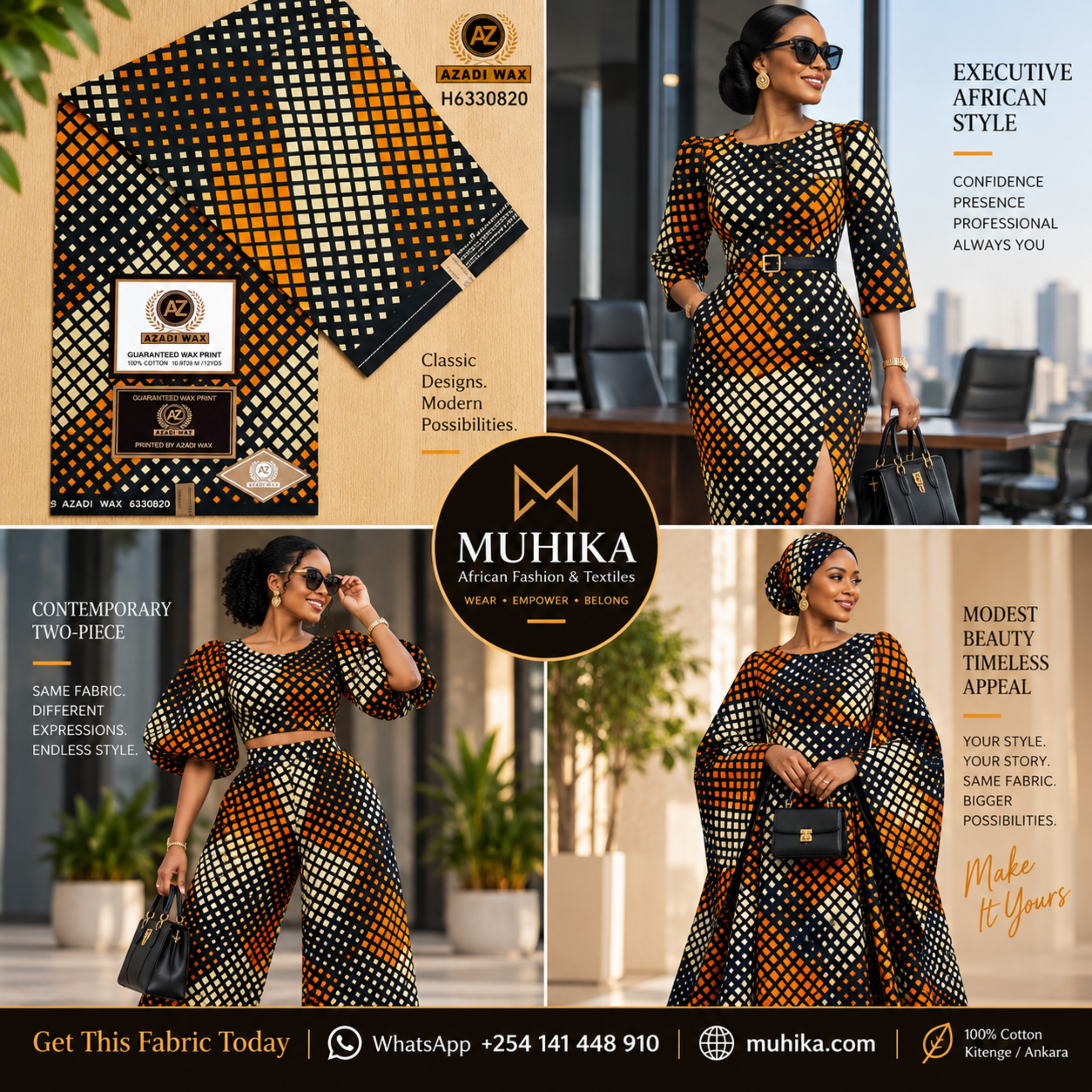 H6330820 Kitenge Fabric | African Print Fabric